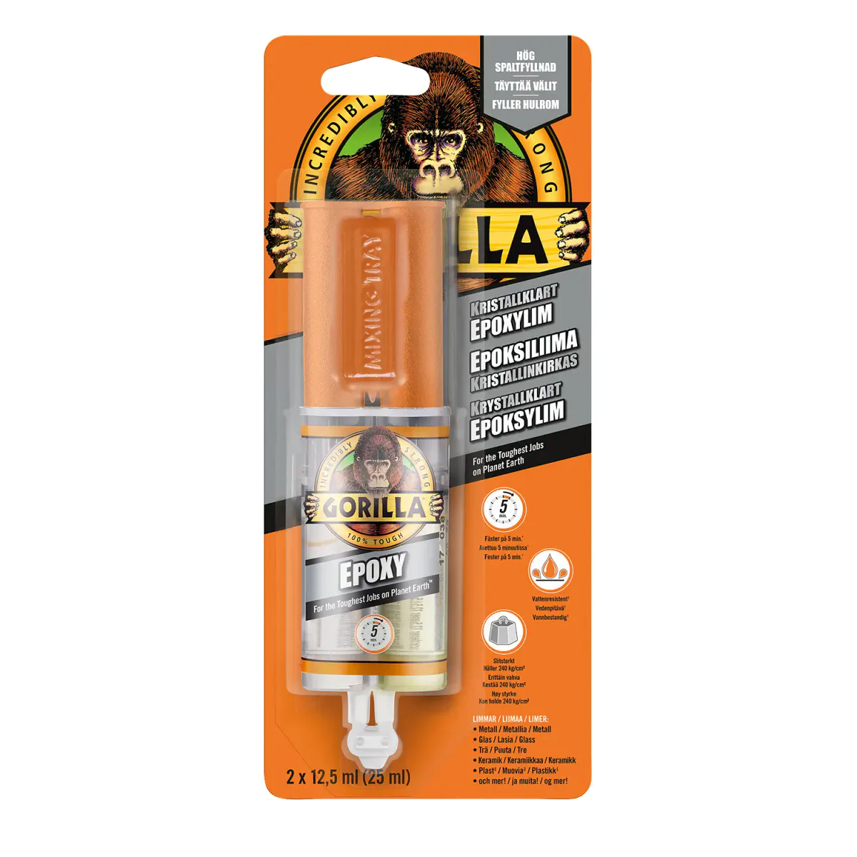 Gorilla GLue Epoxy 2-Komponent Lim